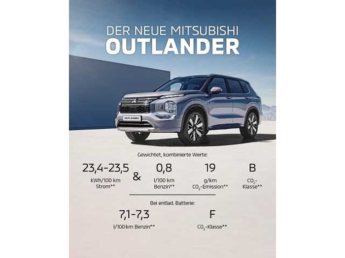 Mitsubishi Plug-in Hybrid Outlander 2,4 PLUS+4WD+PDC+Sitzhzg+Lenkradhzg+Leder+Tempomat+Navi