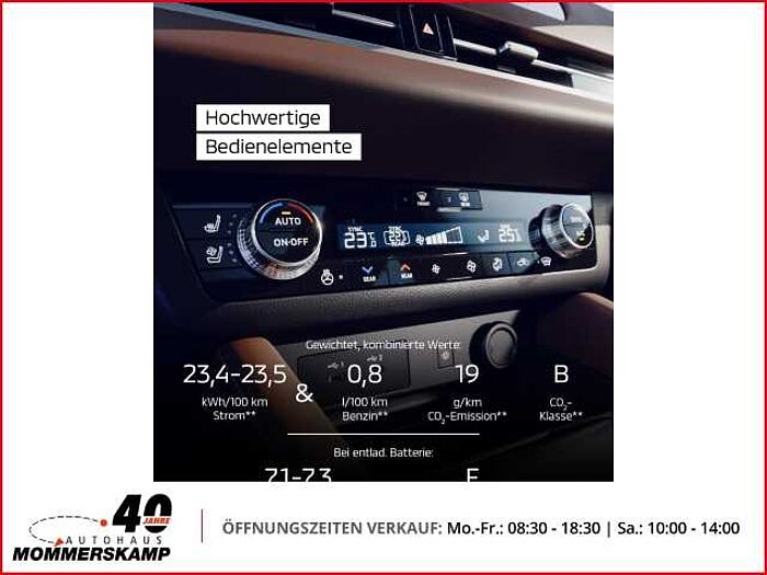 Mitsubishi Plug-in Hybrid Outlander 2,4 PLUS+4WD+PDC+Sitzhzg+Lenkradhzg+Leder+Tempomat+Navi