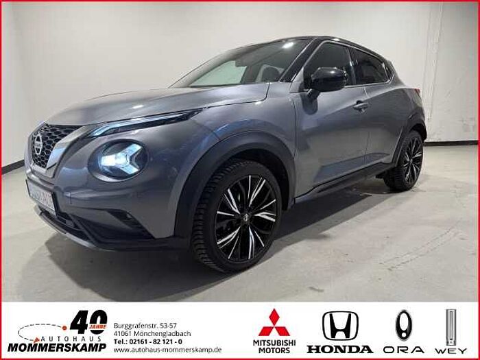 Nissan Juke N-Design 1.0 DIG-T+Automatik+Leder+Allwetterreifen+SitzHZG+360 Kamera+Front