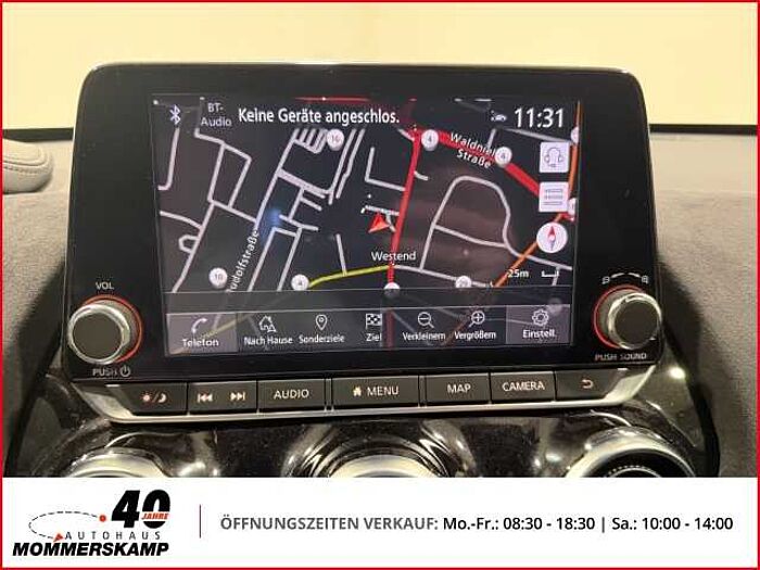 Nissan Juke N-Design 1.0 DIG-T+Automatik+Leder+Allwetterreifen+SitzHZG+360 Kamera+Front