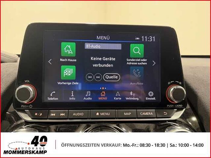 Nissan Juke N-Design 1.0 DIG-T+Automatik+Leder+Allwetterreifen+SitzHZG+360 Kamera+Front