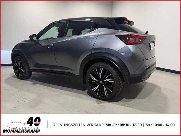 Nissan Juke N-Design 1.0 DIG-T+Automatik+Leder+Allwetterreifen+SitzHZG+360 Kamera+Front
