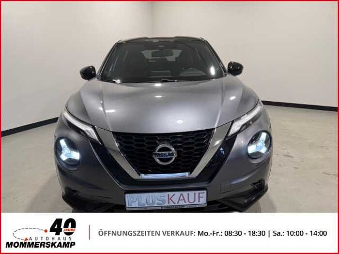 Nissan Juke N-Design 1.0 DIG-T+Automatik+Leder+Allwetterreifen+SitzHZG+360 Kamera+Front
