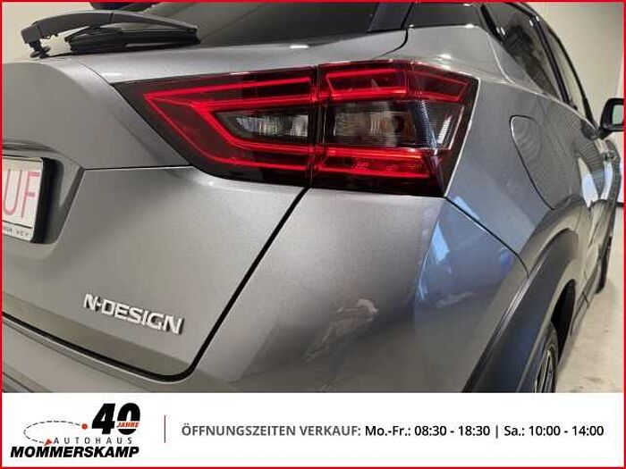 Nissan Juke N-Design 1.0 DIG-T+Automatik+Leder+Allwetterreifen+SitzHZG+360 Kamera+Front