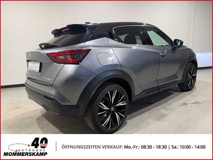 Nissan Juke N-Design 1.0 DIG-T+Automatik+Leder+Allwetterreifen+SitzHZG+360 Kamera+Front