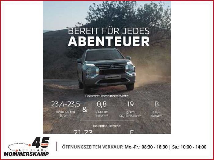 Mitsubishi Plug-in Hybrid Outlander 2,4 Diamant PLUS+4WD+PDC+Sitzhzg+Lenkradhzg+Leder+Tempo