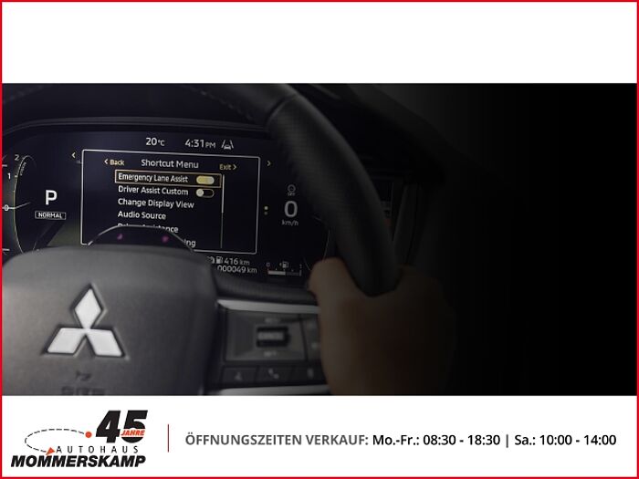 Mitsubishi Plug-in Hybrid Outlander 2,4 Diamant PLUS+4WD+PDC+Sitzhzg+Lenkradhzg+Leder+Tempo