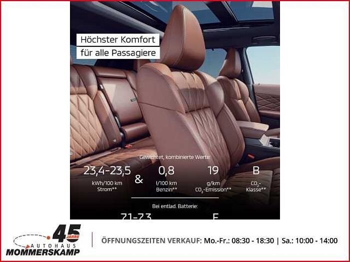 Mitsubishi Plug-in Hybrid Outlander 2,4 Diamant PLUS+4WD+PDC+Sitzhzg+Lenkradhzg+Leder+Tempo