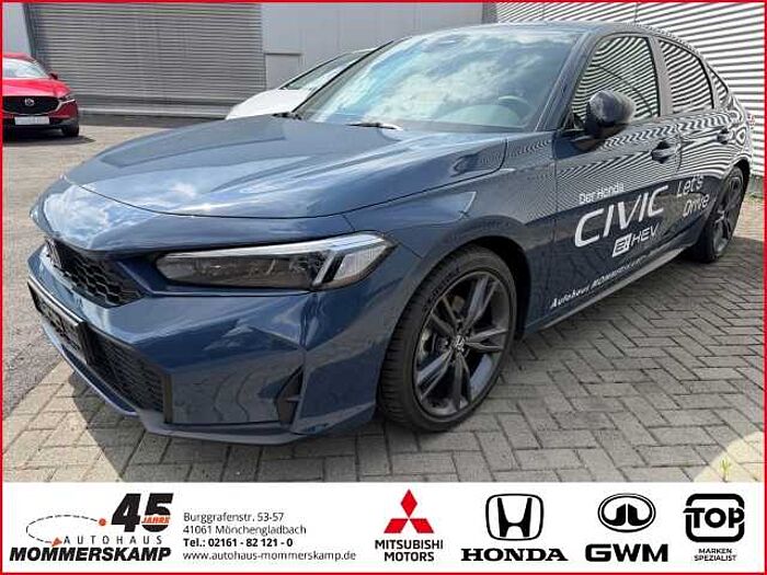 Honda Civic Hybrid e: HEV Sport LED+Navi+Keyless+ACC+Rückfahrkam. +Fernlichtass. +PDCv+h