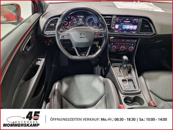 SEAT Leon FR 2.0 TSI+Automatik+Leder+Allwetter+AHK+el.PANO+Tempomat+Navi+PDC+Sitzhzg