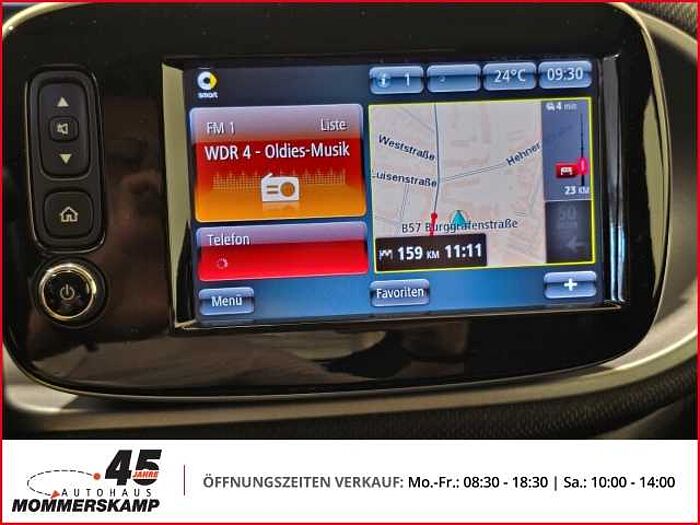 Smart fortwo cabrio 52 kW+El. Verdeck+Navi+Klimaautom+SitzHZG+Spurhalteass.